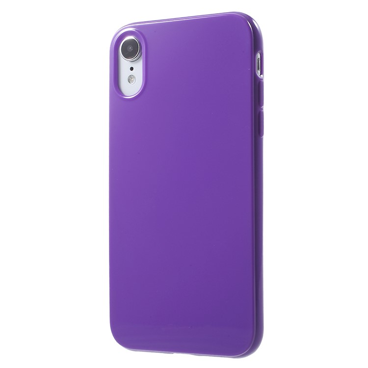Coque De Protection Souple En TPU Brillant Pour Iphone 9 - Violet Foncé-3