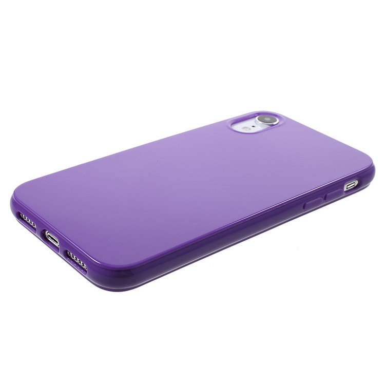 Coque De Protection Souple En TPU Brillant Pour Iphone 9 - Violet Foncé-4