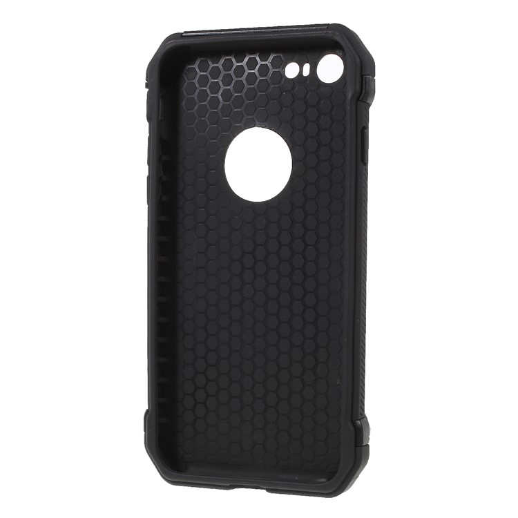Glitter Powder Drop Resistant PC TPU Hybrid Phone Case for iPhone 8 4.7 inch - Black-5