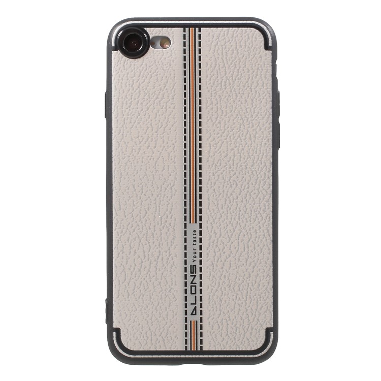 

DLONS Pattern Printing Soft TPU Cover for iPhone 8 / 7 4.7 inch - Beige