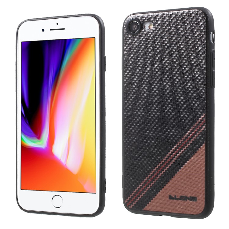 

DLONS Wave Pattern Soft TPU Phone Case for iPhone 8 / 7 4.7 inch - Black