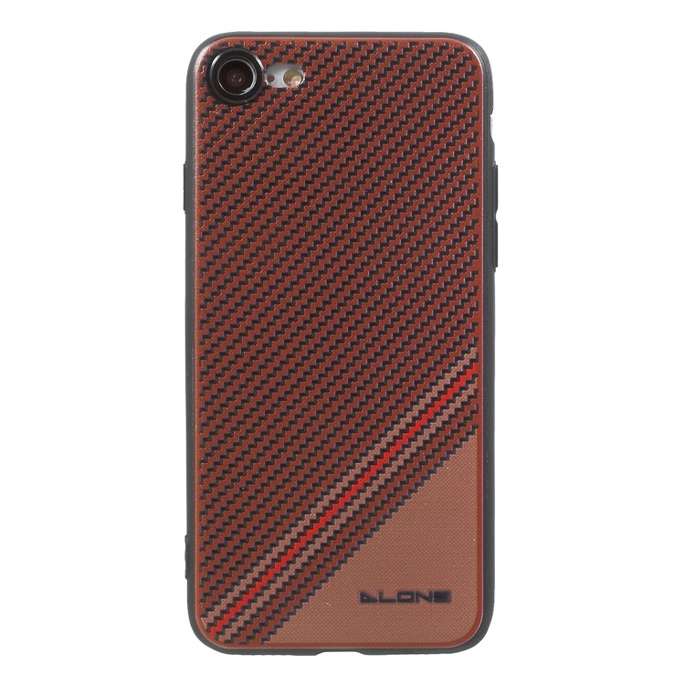

DLONS Волновой Шаблон Мягкий Чехол Для Мобильного Телефона TPU Для Iphone 8 / 7 4,7 Дюйма - Кофе