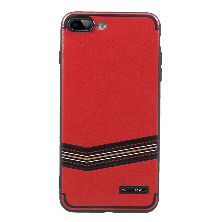 

DLONS Pattern Printing Soft TPU Shell for iPhone 8 Plus / 7 Plus 5.5 inch - Red