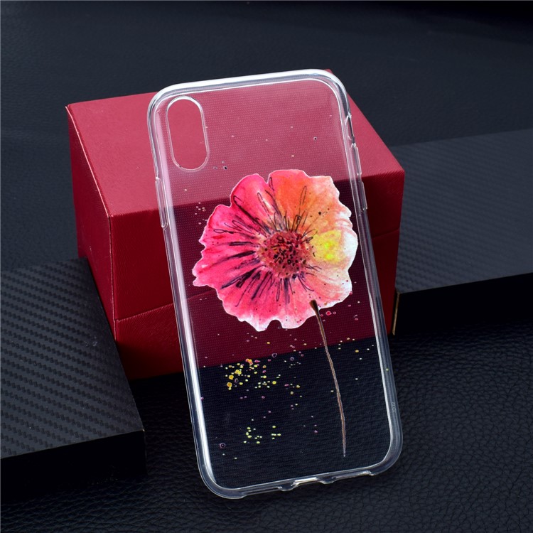 

Pattern Printing TPU Case for iPhone XS Max 6.5 inch - Vivid Flowers, iPhone XS Max