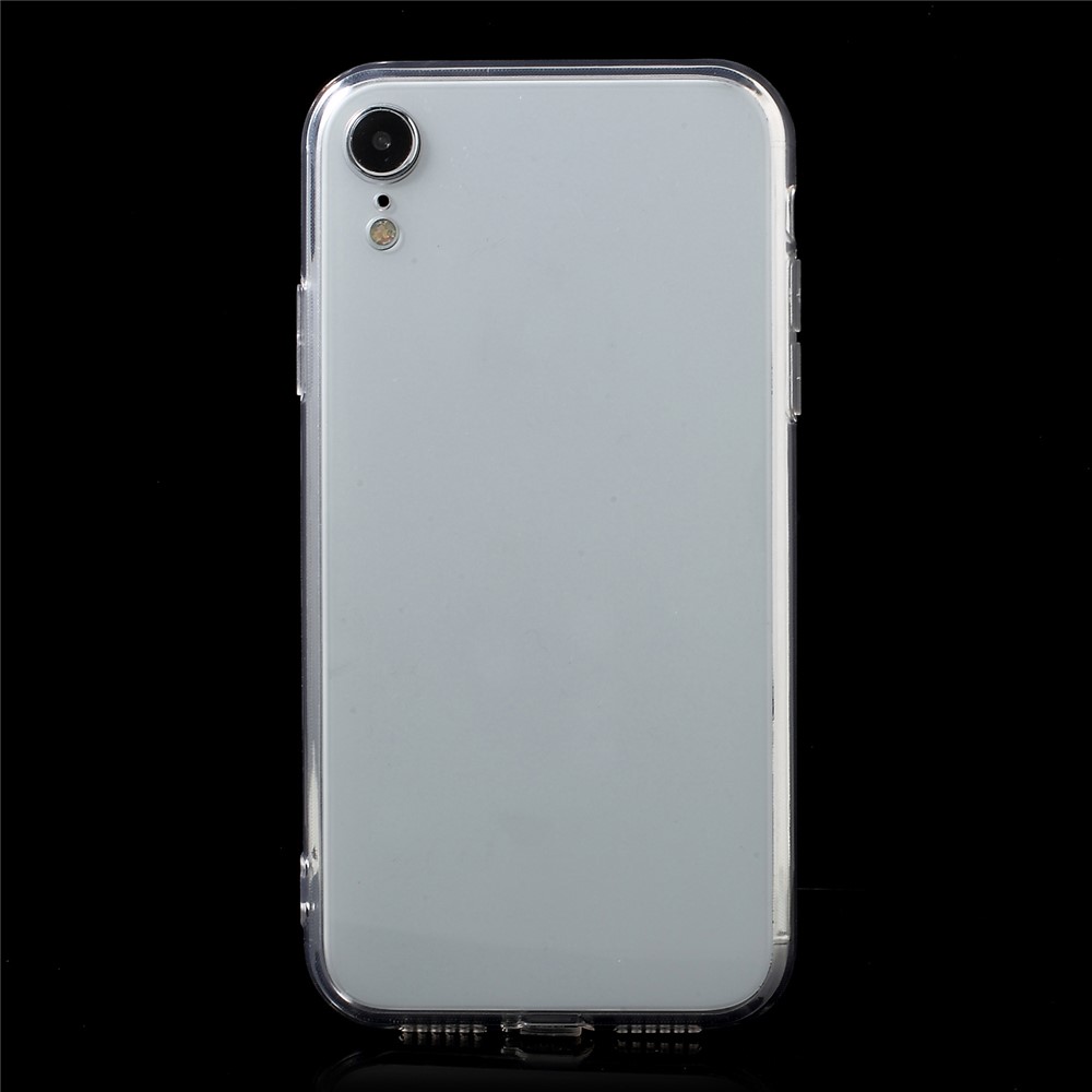 Dos En Acrylique Transparent + Housse De Téléphone Mobile Hybride TPU Edge Pour Iphone 9-2