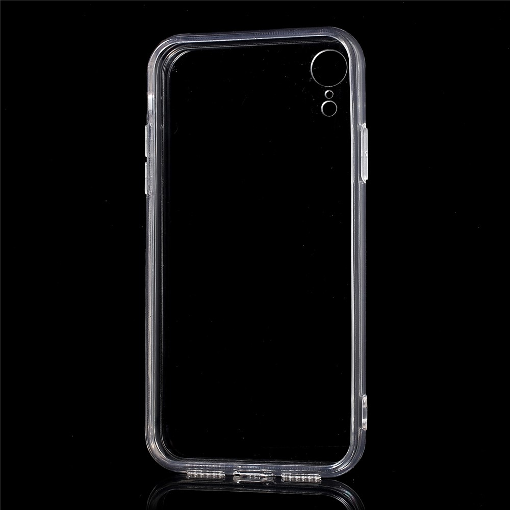 Dos En Acrylique Transparent + Housse De Téléphone Mobile Hybride TPU Edge Pour Iphone 9-6