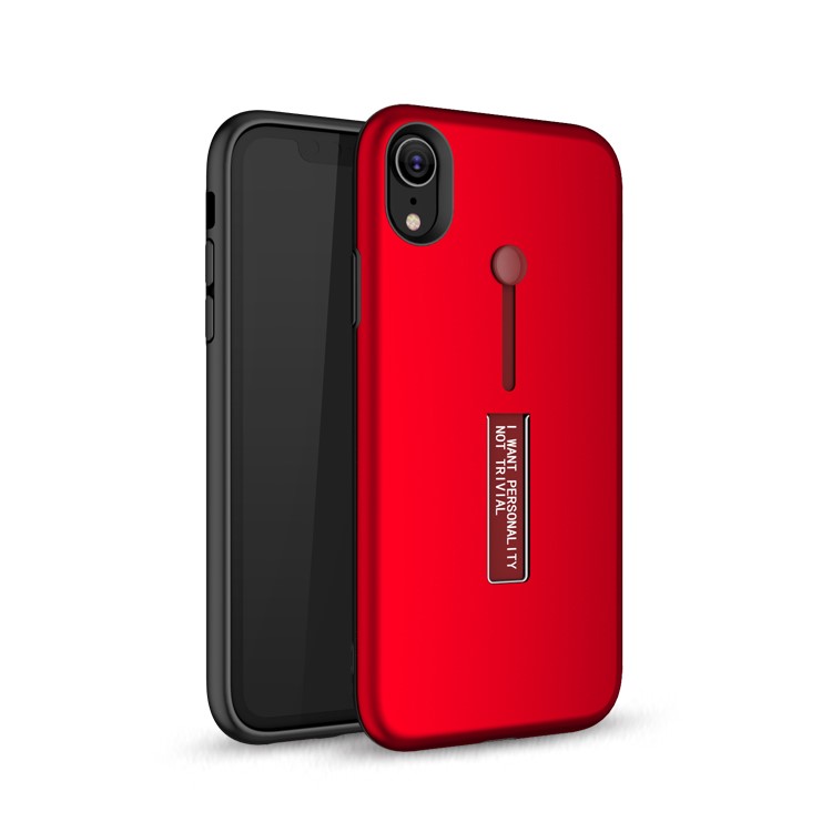 coque iphone xr avec support doigt