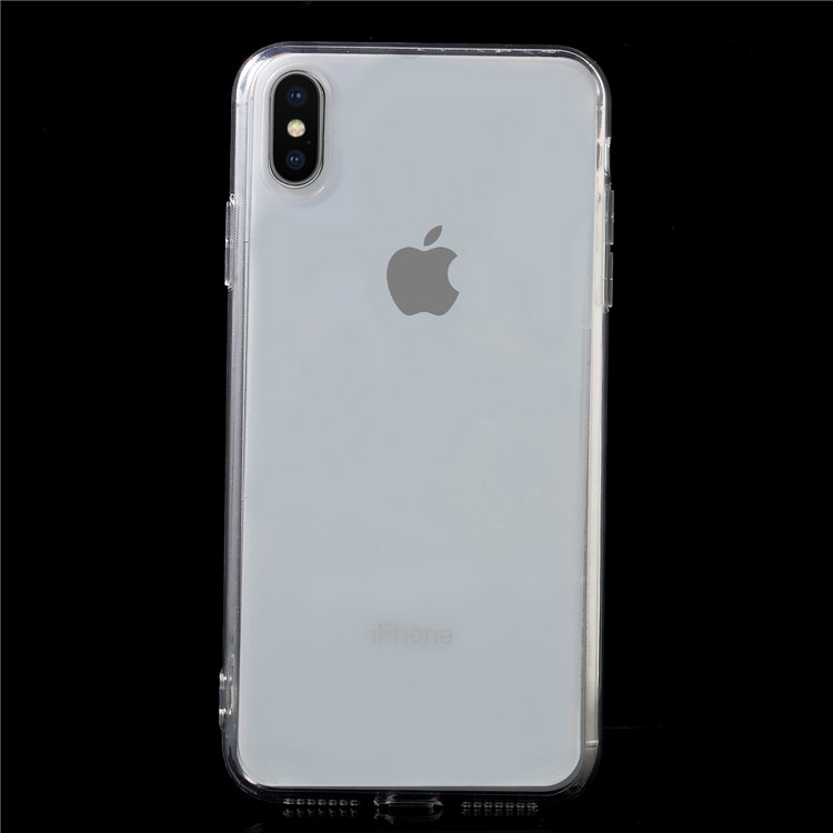 Clear Acrylic Back + TPU Edge Hybrid Cell Phone Cover for iPhone XS Max 6.5 inch-2