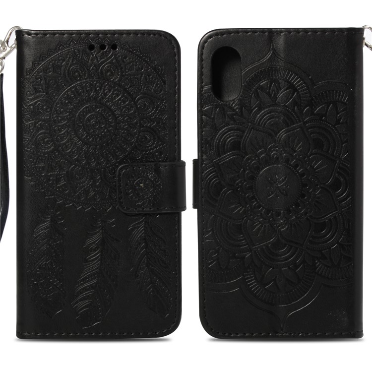 Impressão Dream Catcher Carteira De Couro Para Iphone 9 - Preto-3