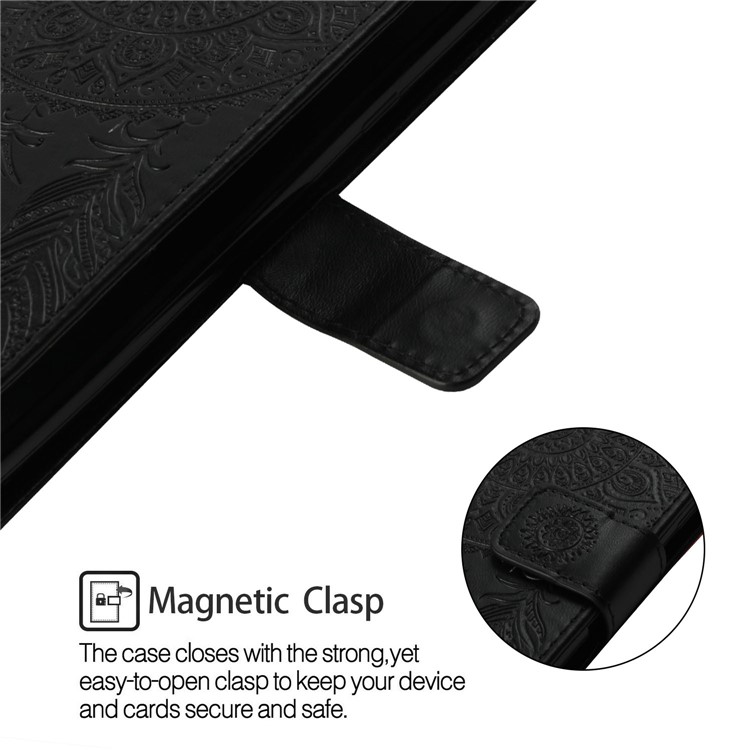 Impressão Dream Catcher Carteira De Couro Para Iphone 9 - Preto-5