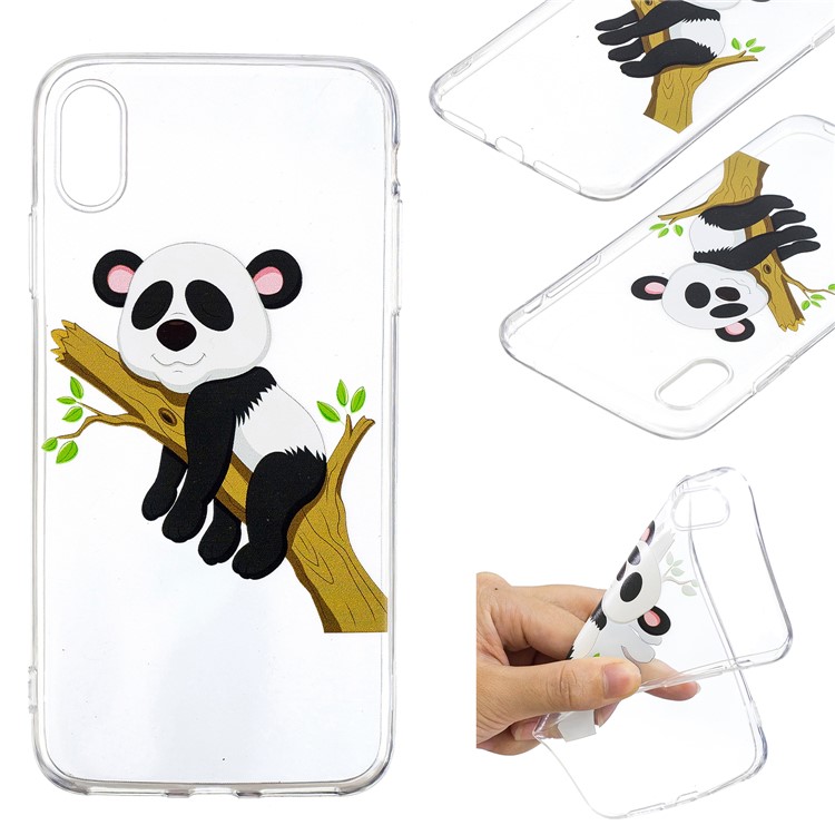 

Шаблон Печати Мягкой Задней Крышки TPU Для Iphone 9 Plus - Дерево Панды