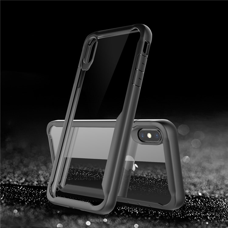 Caja Híbrida De Choque De La PC + TPU De La Absorción Para El Iphone 9 Más - Negro-10