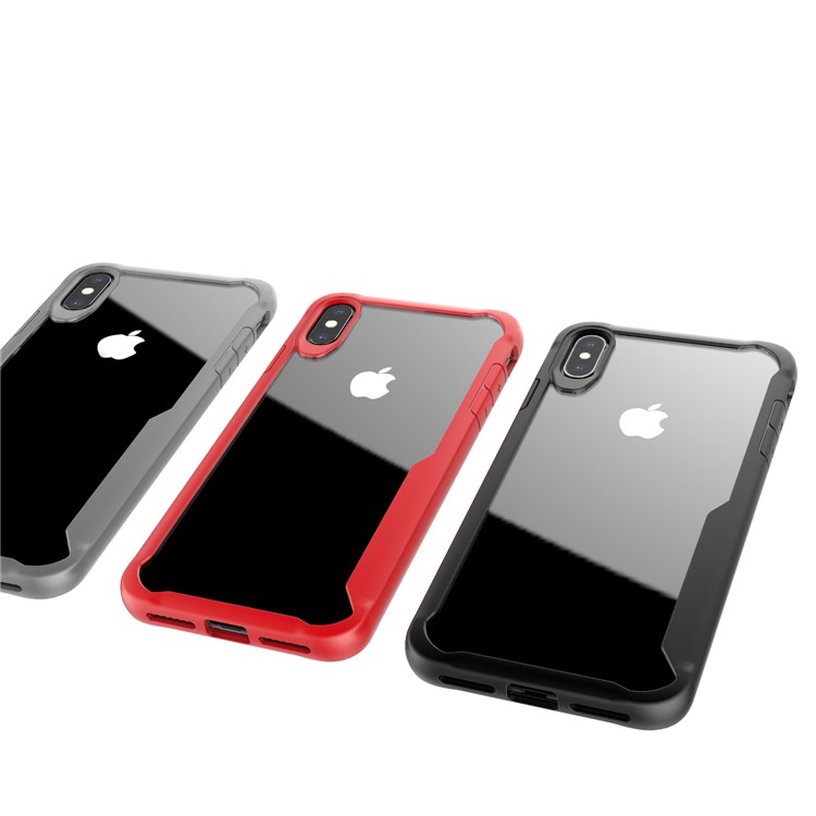 Caja Híbrida De Choque De La PC + TPU De La Absorción Para El Iphone 9 Más - Negro-11