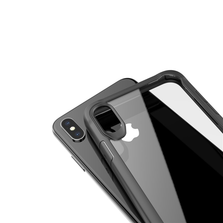 Caja Híbrida De Choque De La PC + TPU De La Absorción Para El Iphone 9 Más - Negro-7
