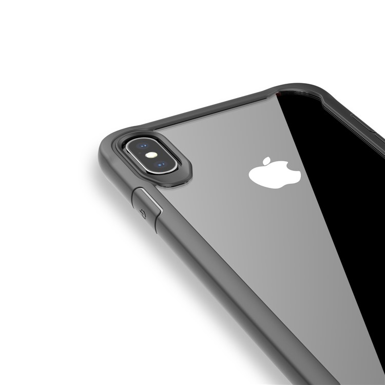 Caja Híbrida De Choque De La PC + TPU De La Absorción Para El Iphone 9 Más - Negro-8