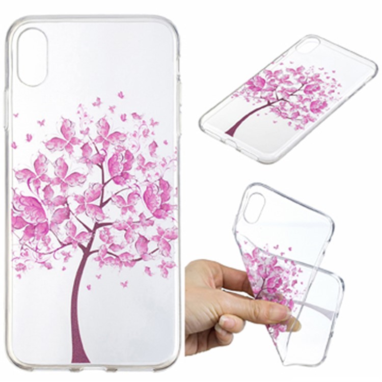 

Pattern Printing IMD TPU Phone Cover for iPhone Xs Max 6.5-inch - Tree, iPhone XS Max 6.5 inch