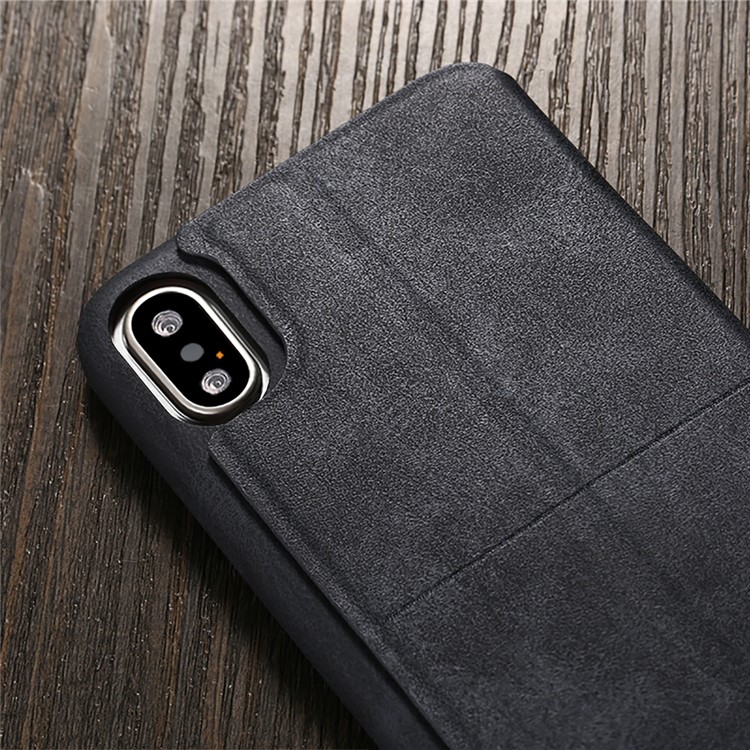 X-LEVEL Serie Extrema Funda De Cuero Para Iphone 9 - Negro-4