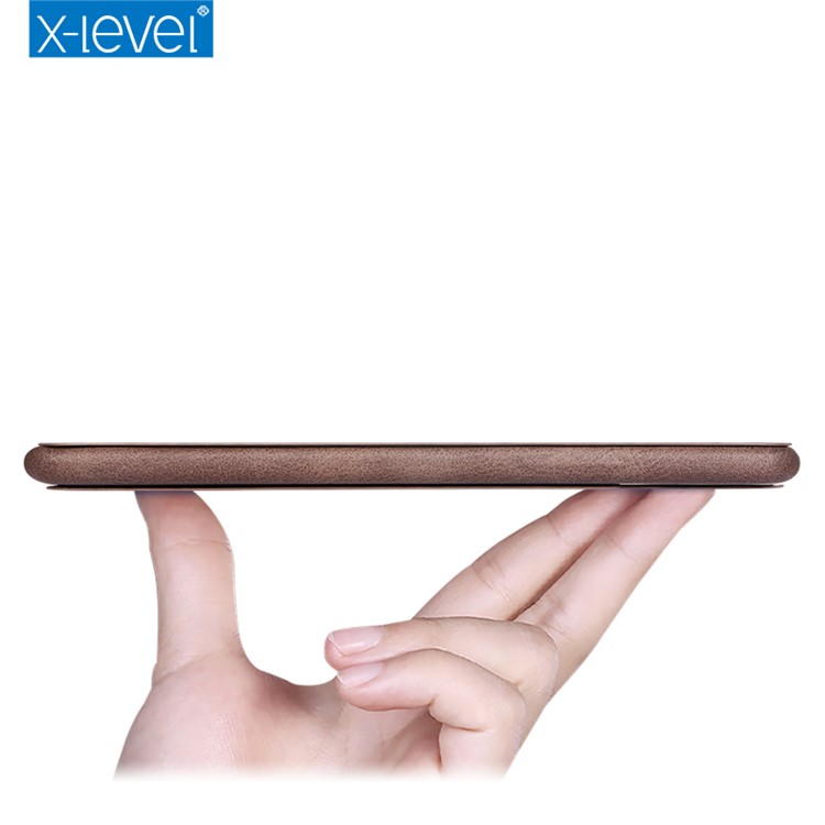 Custodia Per Cellulare X-LEVEL Serie Extreme Con Custodia In Pelle Per Iphone 9 - Caffè-6