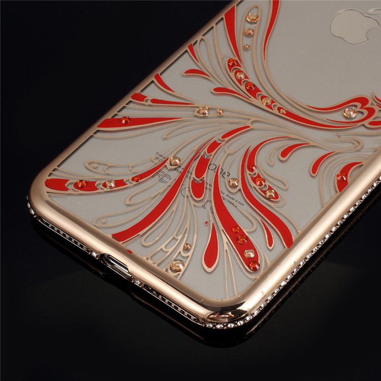 GIRLSCASE Electroplating Rhinestone TPU Case for iPhone 8 Plus / 7 Plus 5.5 inch - Elegant Phoenix-11