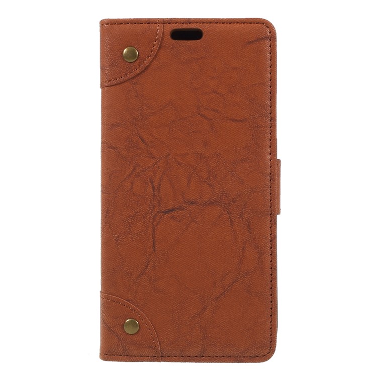 

Ретро-стиль Кожаный Кошелек Фолио Аксессуар Для Iphone 9 - Коричневый