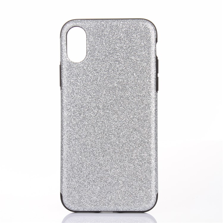 

Flash Powder Coated TPU Back Case for iPhone XR 6.1 inch - Silver