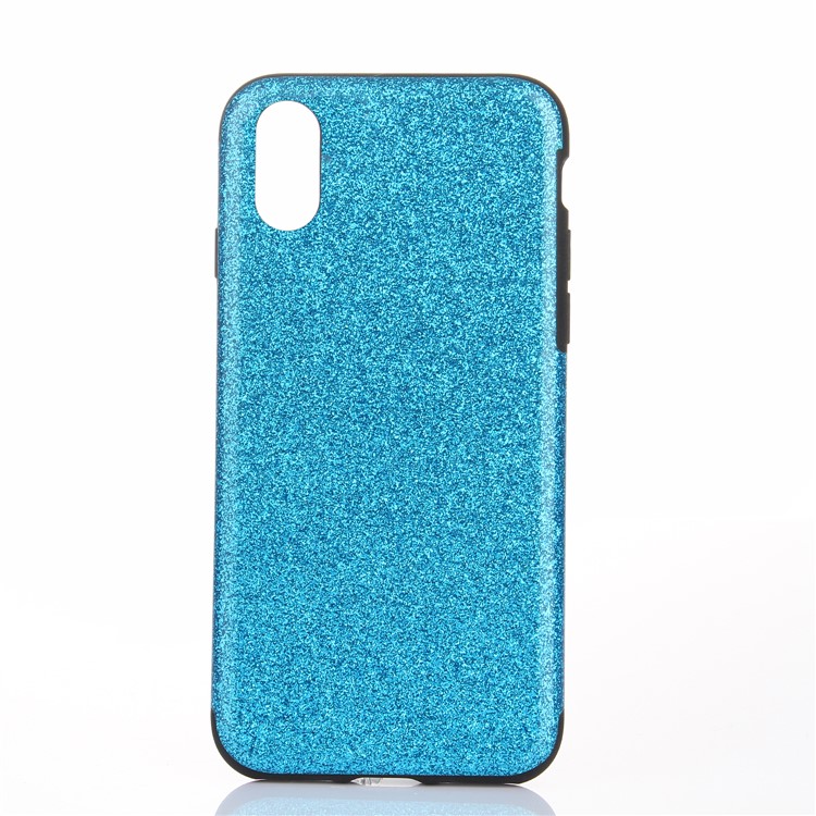

Flash Powder Coated TPU Cover Case for iPhone XR 6.1 inch - Blue