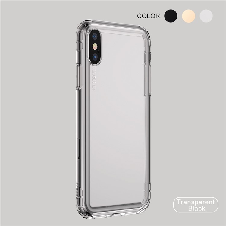 

Baseus Safety Airbags TPU Protection Case for iPhone XS Max 6.5 inch - Transparent Black, iPhone XS Max 6.5 inch