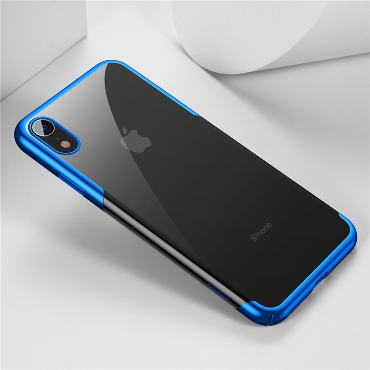 BASEUS Glitter Series Plateó La Caja De La Cáscara De La Protección De La PC Para El Iphone 9 6.1 Pulgadas - Azul-1
