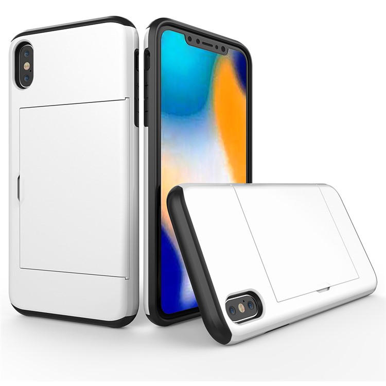 

Пластиковый + TPU Гибридный Корпус С Гнездом Для Iphone 9 Плюс 6,5 Дюйма - Белый, iPhone XS Max