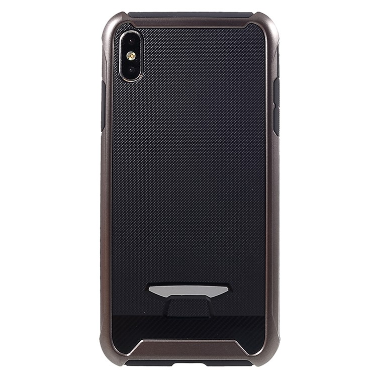 

Granular Texture TPU + PC Hybrid Phone Case for iPhone XS Max 6.5 inch - Grey
