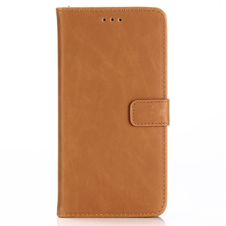 

Crazy Horse Texture Vintage Style Leather Phone Case for iPhone XR 6.1 inch - Brown, iPhone XR 6.1 inch