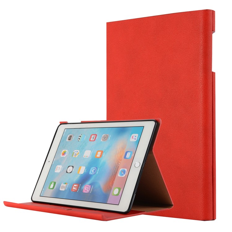 

Деловой Стиль Авто-wake / Sleep PU Кожаный Чехол Для Кошелька Для Ipad Pro 10,5-inch (2017) - Красный