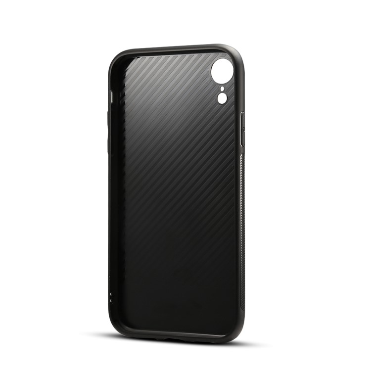 Impressão Padrão PU De Couro Revestido PC + TPU Caso Híbrido Para O Iphone 9 6,1 Polegadas - Peônia-3