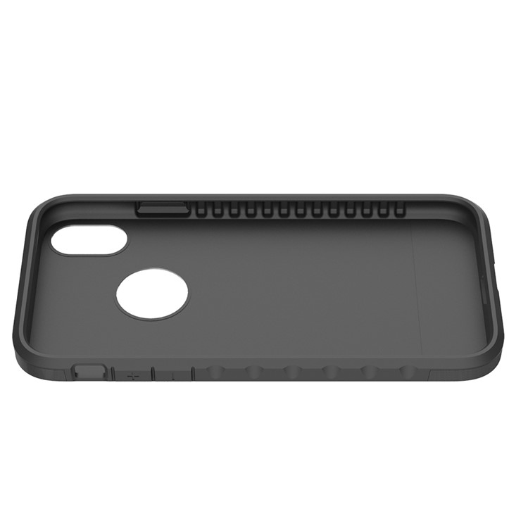 Carbon Fiber Texture PC + TPU Combo Case for iPhone 9 Plus 6.5 inch - Black-6