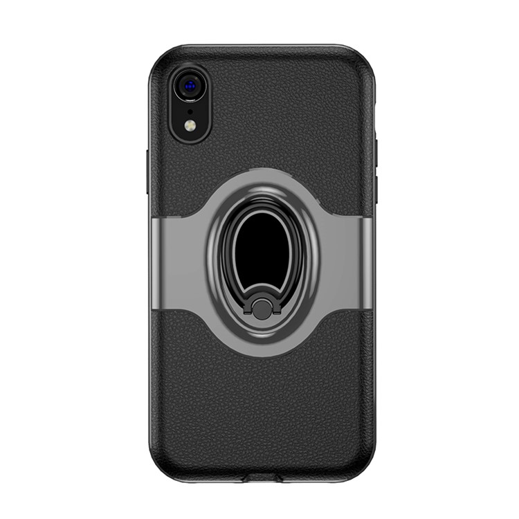 

Корпус Гибридного Корпуса PC + TPU С Держателем Для Держателя Для Iphone 9 6.1 Inch - Серый, iPhone XR 6.1 inch