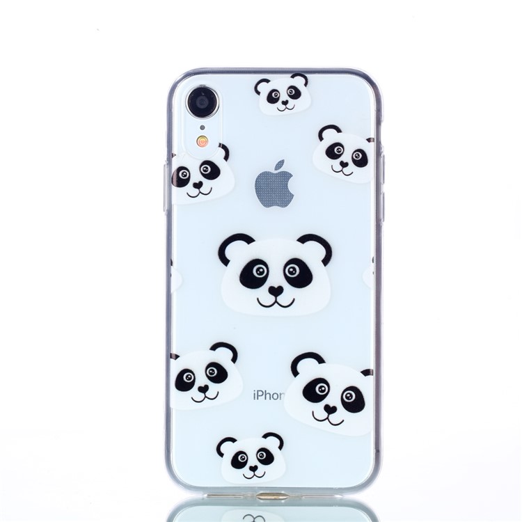 

Pattern Printing TPU Back Phone Accessory Case for iPhone XR 6.1 inch - Pandas, iPhone XR 6.1 inch