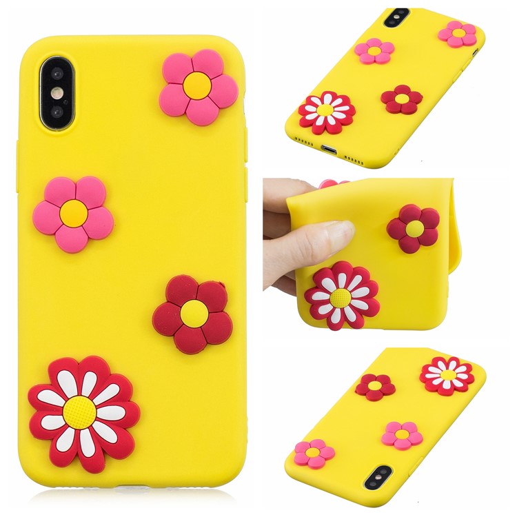 3d-шаблон мультфильма корпус корпуса tpu для iphone 9