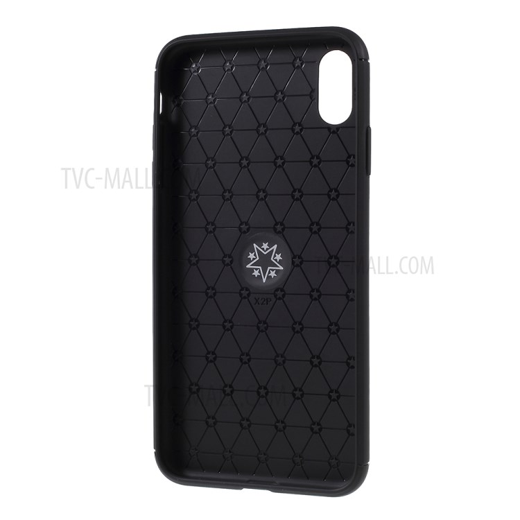 Metal Finger Ring Kickstand TPU Protective Case(Built-in Magnetic Metal Sheet) for iPhone XS Max 6.5 inch - Black / Red-9