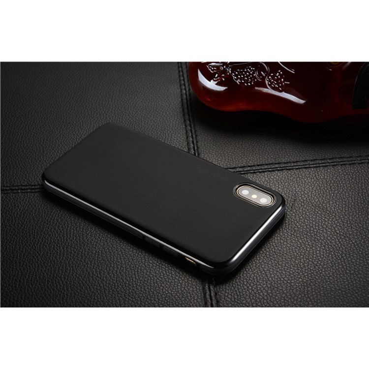 SULADA Para O Iphone 9 Mais 6.5 Polegada Tampa Móvel TPU Built-in Magnético Titular Folha De Metal - Preto-13