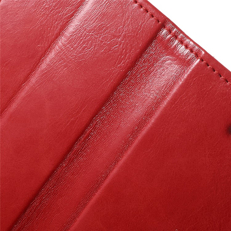 MERCURY GOOSPERY Blue Moon Leather Phone Case for iPhone SE 5s 5 - Red-7