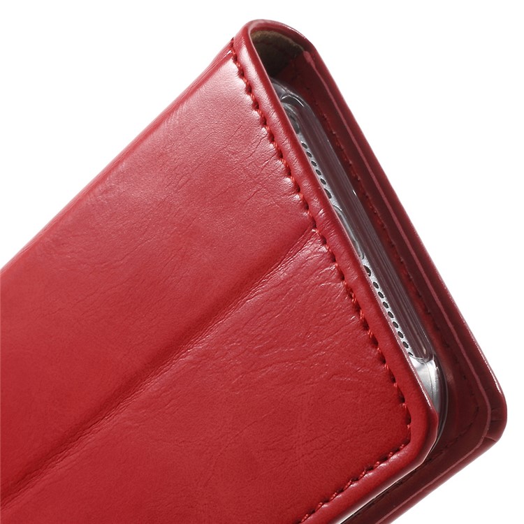 MERCURY GOOSPERY Blue Moon Leather Phone Case for iPhone SE 5s 5 - Red-9