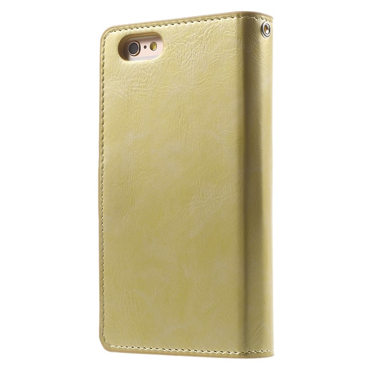 MERCURY GOOSPERY Mansoor Leather Wallet Flip Case for iPhone 6s 6 - Gold-2