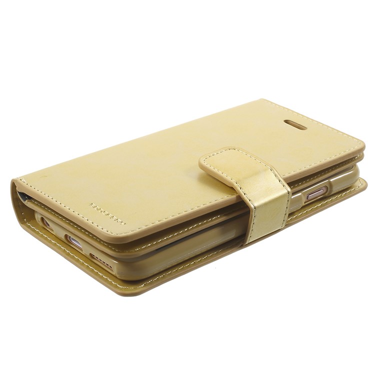 MERCURY GOOSPERY Mansoor Leather Wallet Flip Case for iPhone 6s 6 - Gold-3