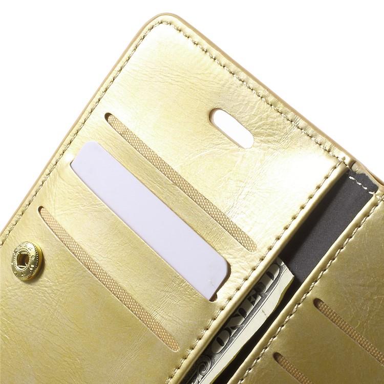 MERCURY GOOSPERY Mansoor Leather Wallet Flip Case for iPhone 6s 6 - Gold-7