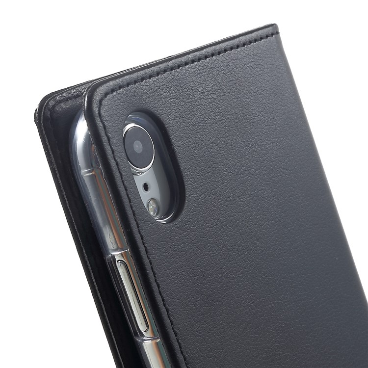 MERCURY GOOSPERY Rich Diary Leather 7 Card Holders Wallet Phone Shell for iPhone XR 6.1 inch - Black-7