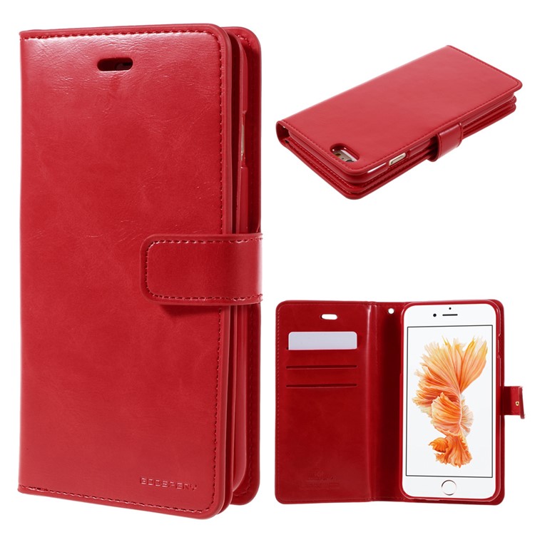 MERCURY GOOSPERY Mansoor Wallet Leather Case for iPhone 6s Plus/6 Plus - Red-1