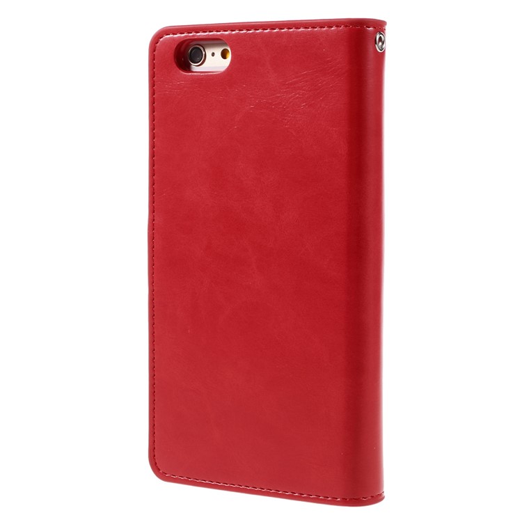 MERCURY GOOSPERY Mansoor Wallet Leather Case for iPhone 6s Plus/6 Plus - Red-2