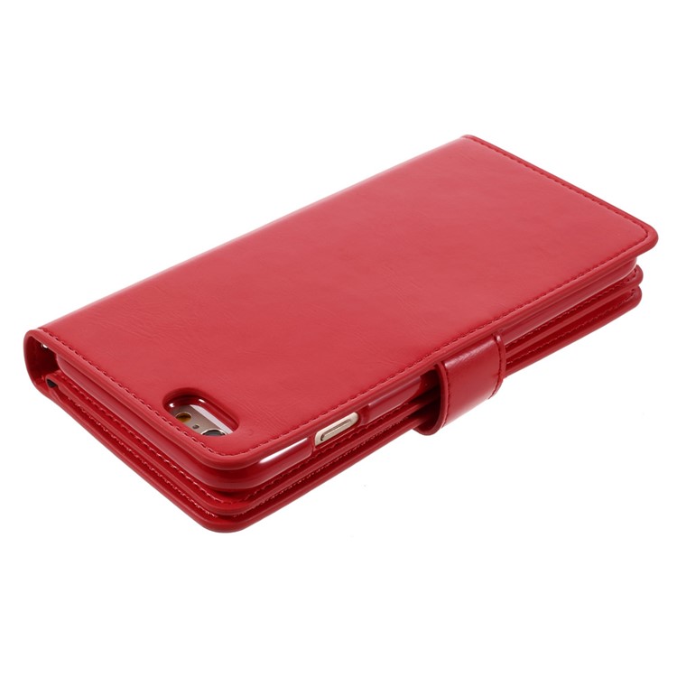 MERCURY GOOSPERY Mansoor Wallet Leather Case for iPhone 6s Plus/6 Plus - Red-4