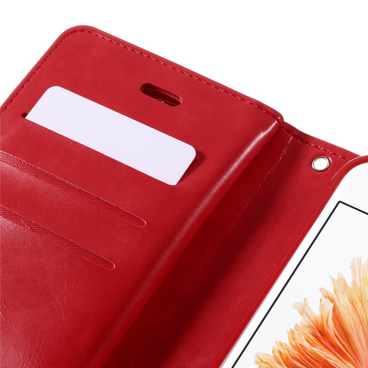 MERCURY GOOSPERY Mansoor Wallet Leather Case for iPhone 6s Plus/6 Plus - Red-6