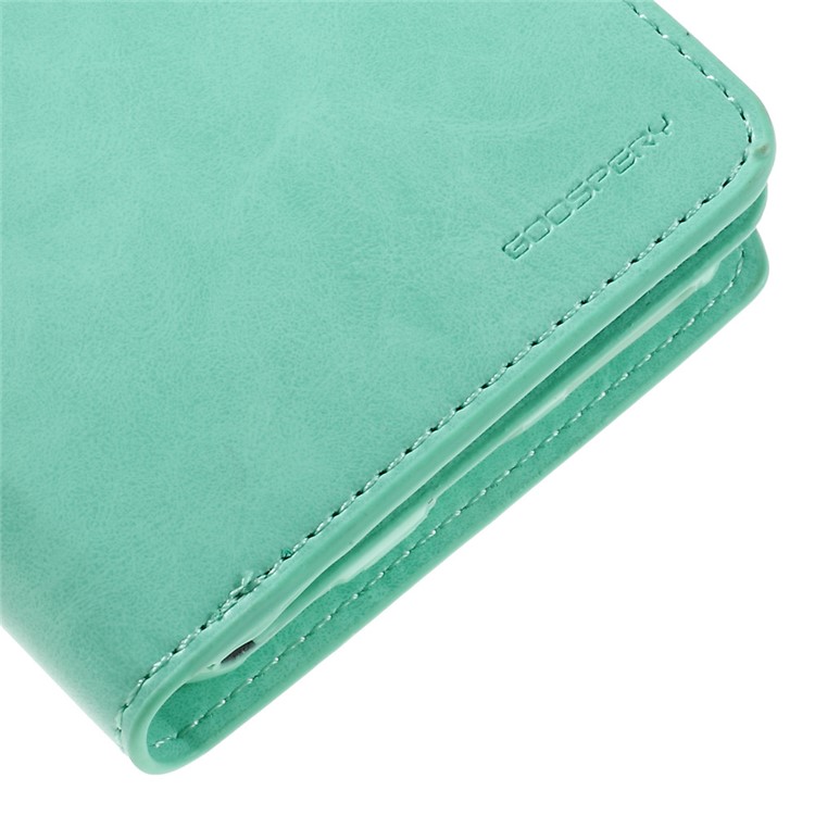MERCURY GOOSPERY Mansoor Leather Flip Case for iPhone 6s Plus/6 Plus - Cyan-10